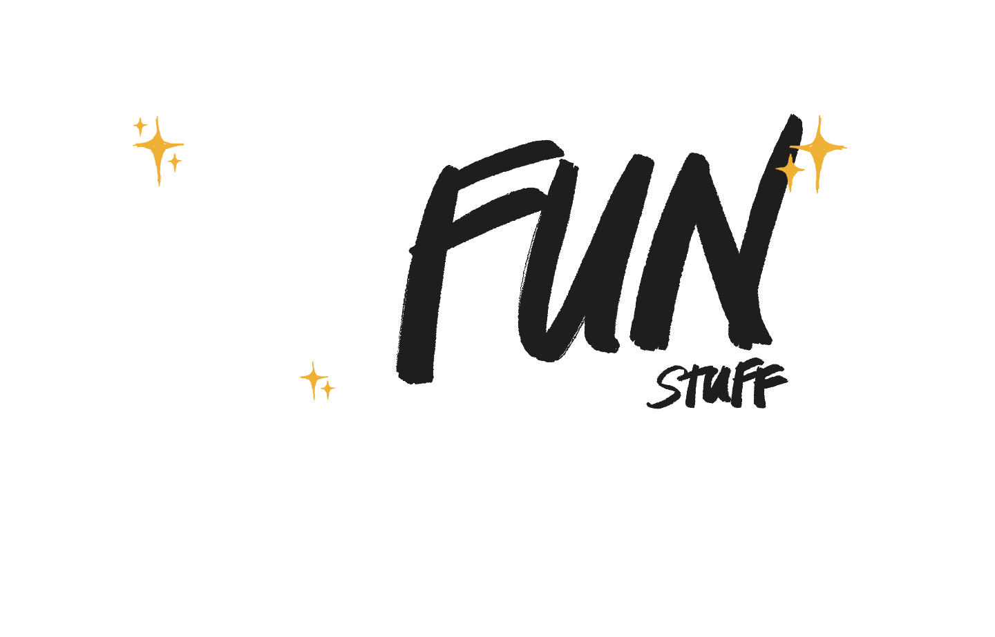 sketch of dominique with text block that reads: Fun Stuff